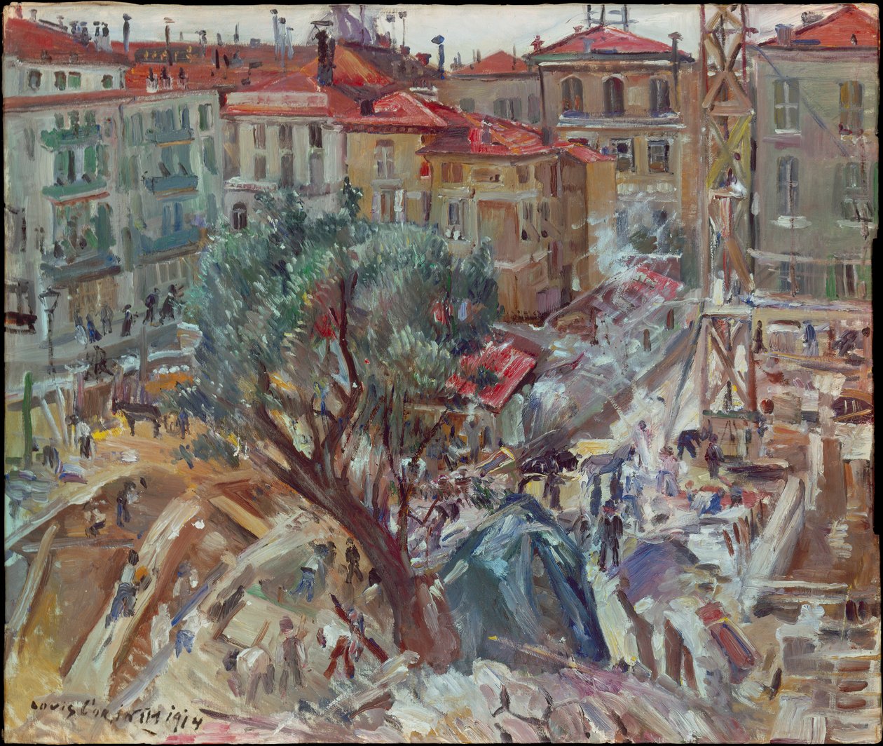 Nieuw gebouw in Monte Carlo door Lovis Corinth