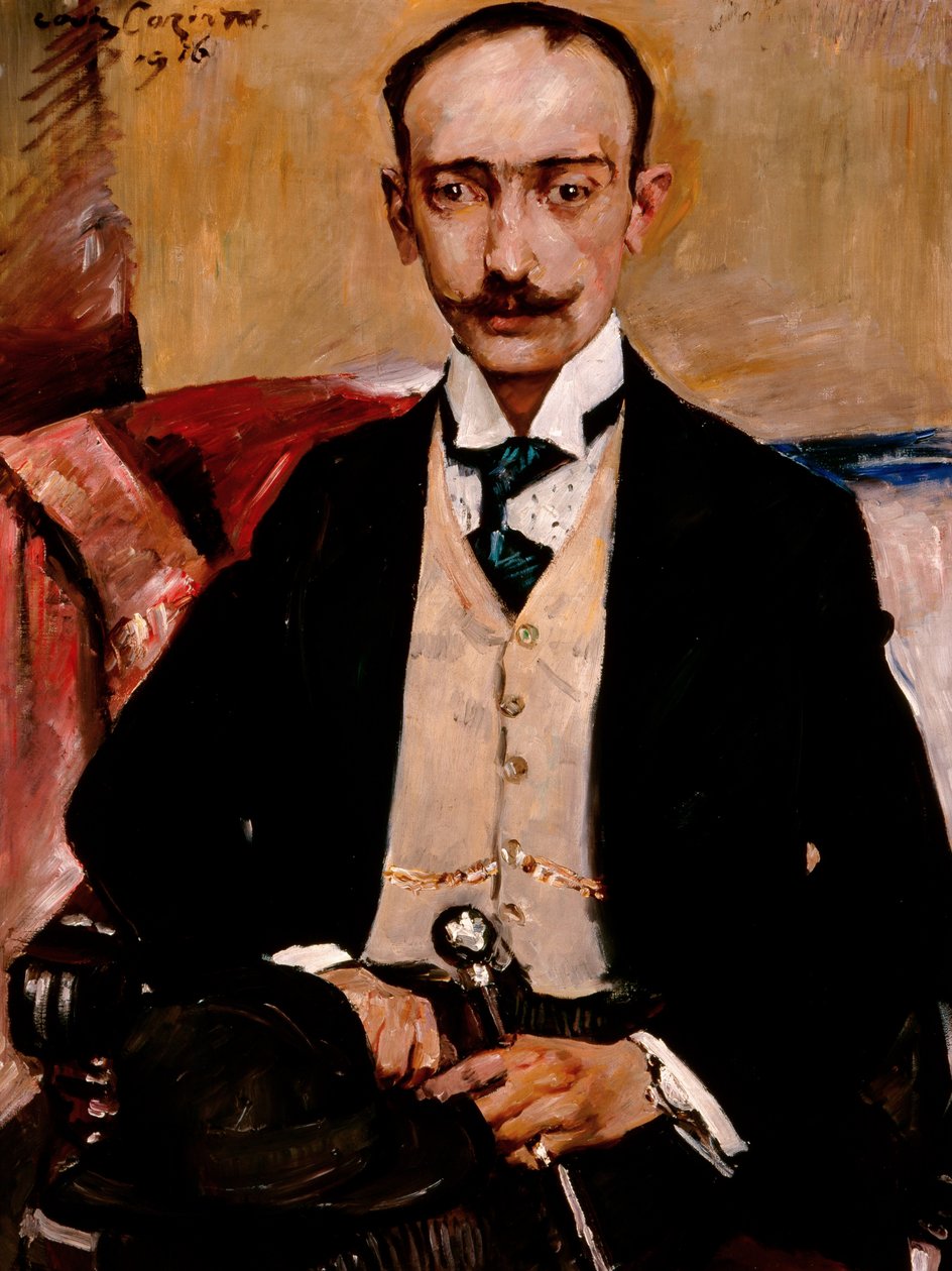 Portret van dr. Karl Schwarz  door Lovis Corinth