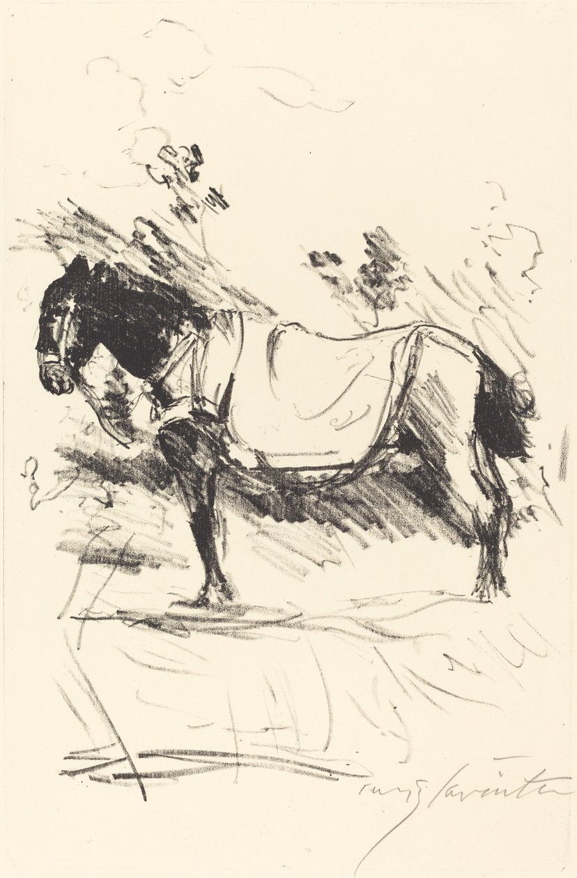 Rijpaard, 1916 door Lovis Corinth