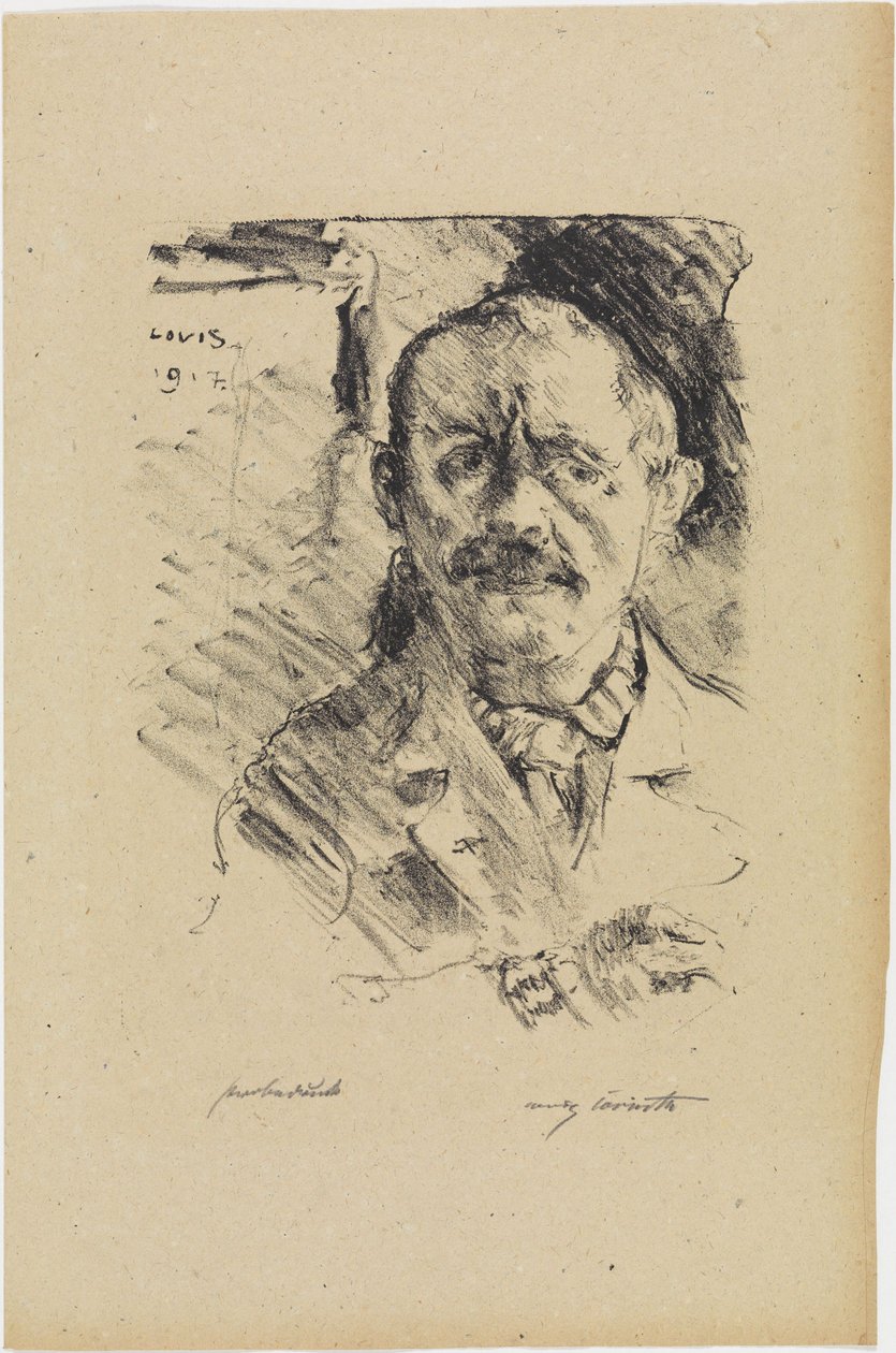 Zelfportret door Lovis Corinth