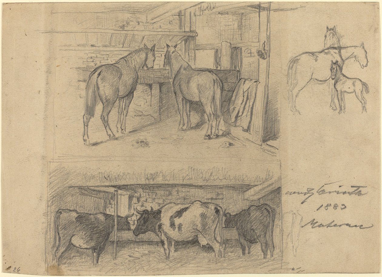 De Schuur door Lovis Corinth
