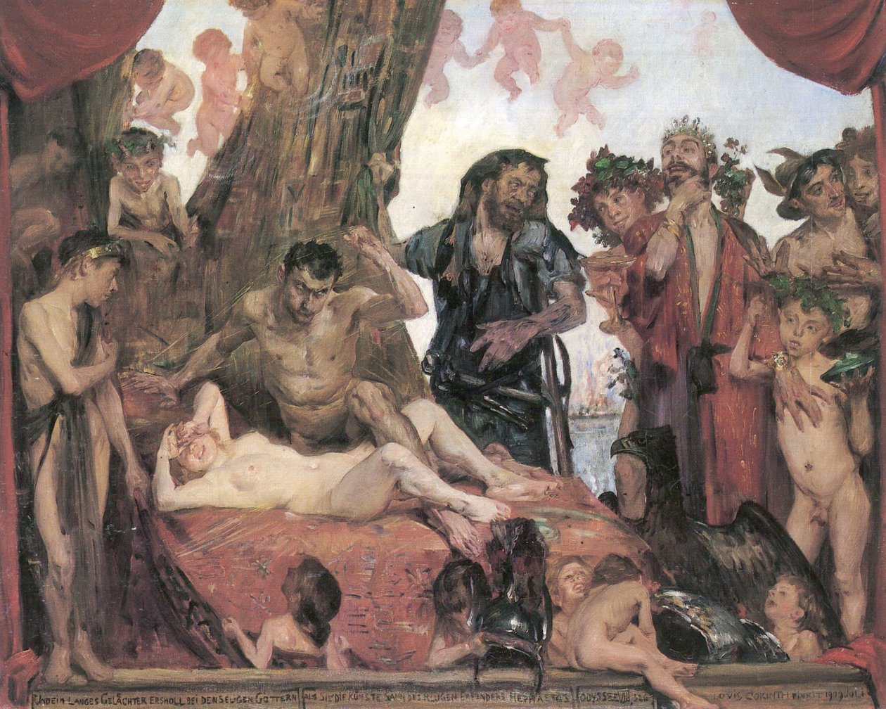 De homerische lach door Lovis Corinth