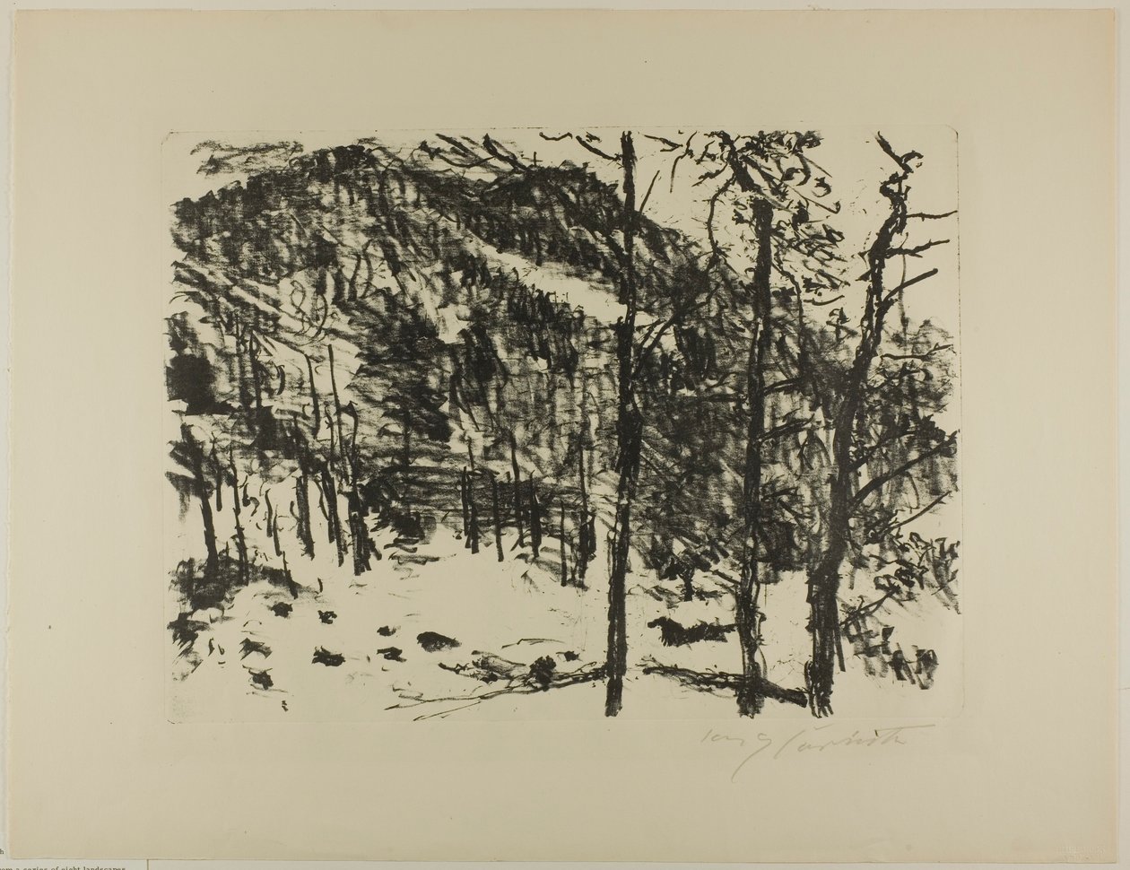 De Vallei, uit Vroege Lente in de Bergen door Lovis Corinth