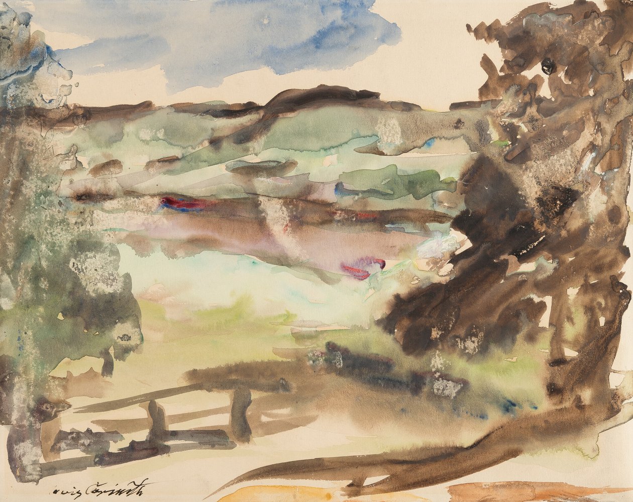 Walchensee door Lovis Corinth