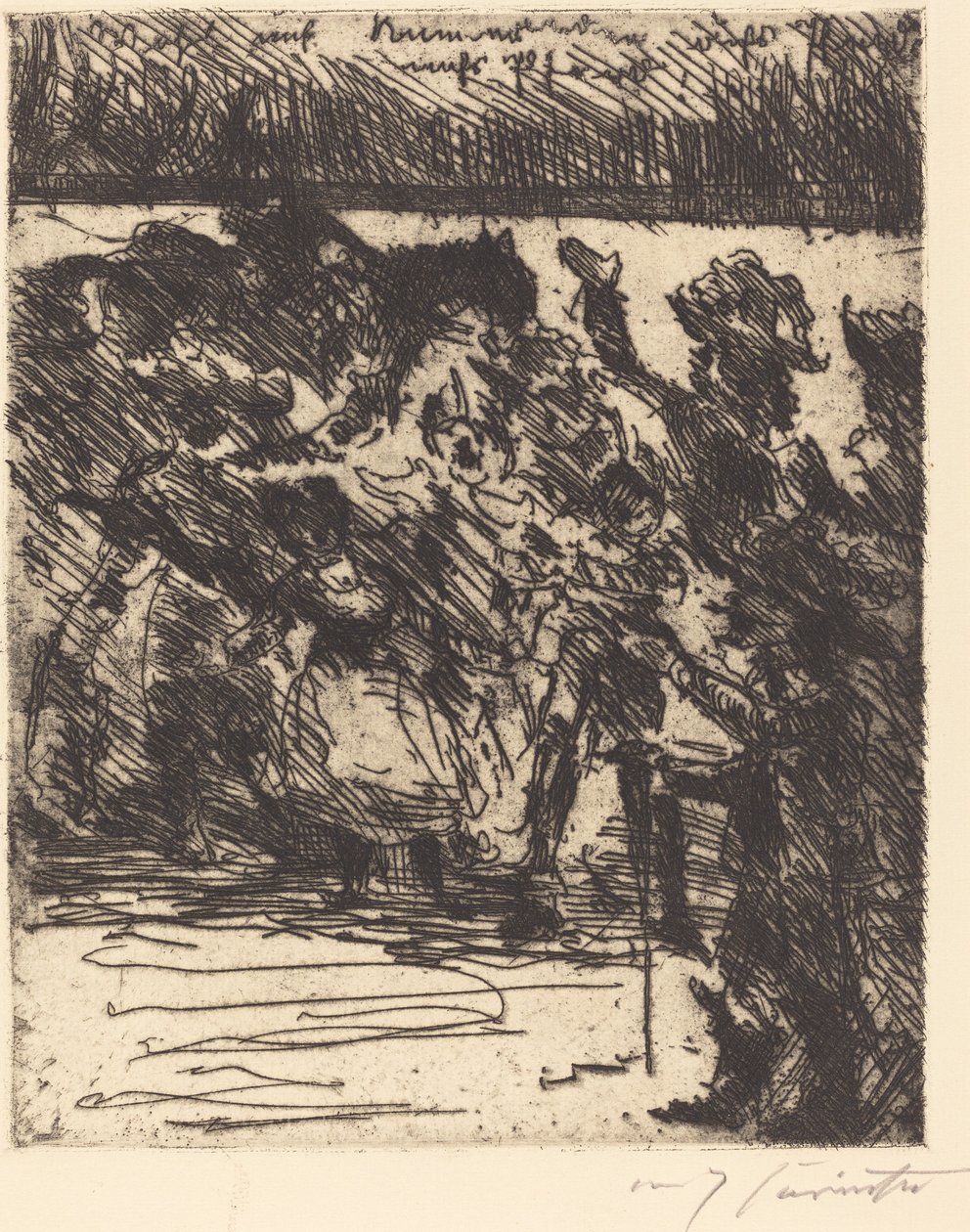 Kom Op, Kameraden, te Paard, te Paard! Naar de Strijd, Op Weg naar Vrijheid! door Lovis Corinth