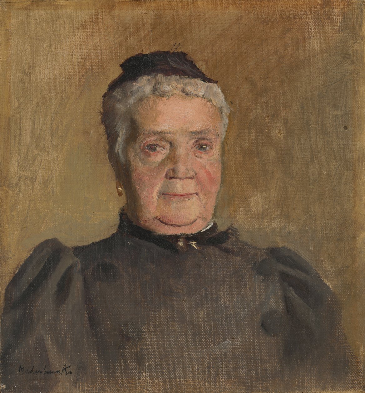 Portret van Evelin Czóbel door Laszlo Mednyanszky