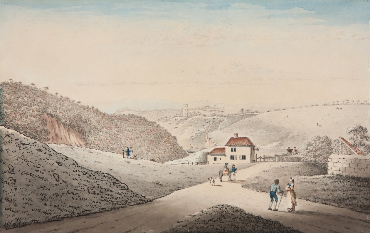Clifton Turnpike en Avon Gorge door Lt.Col.William Booth