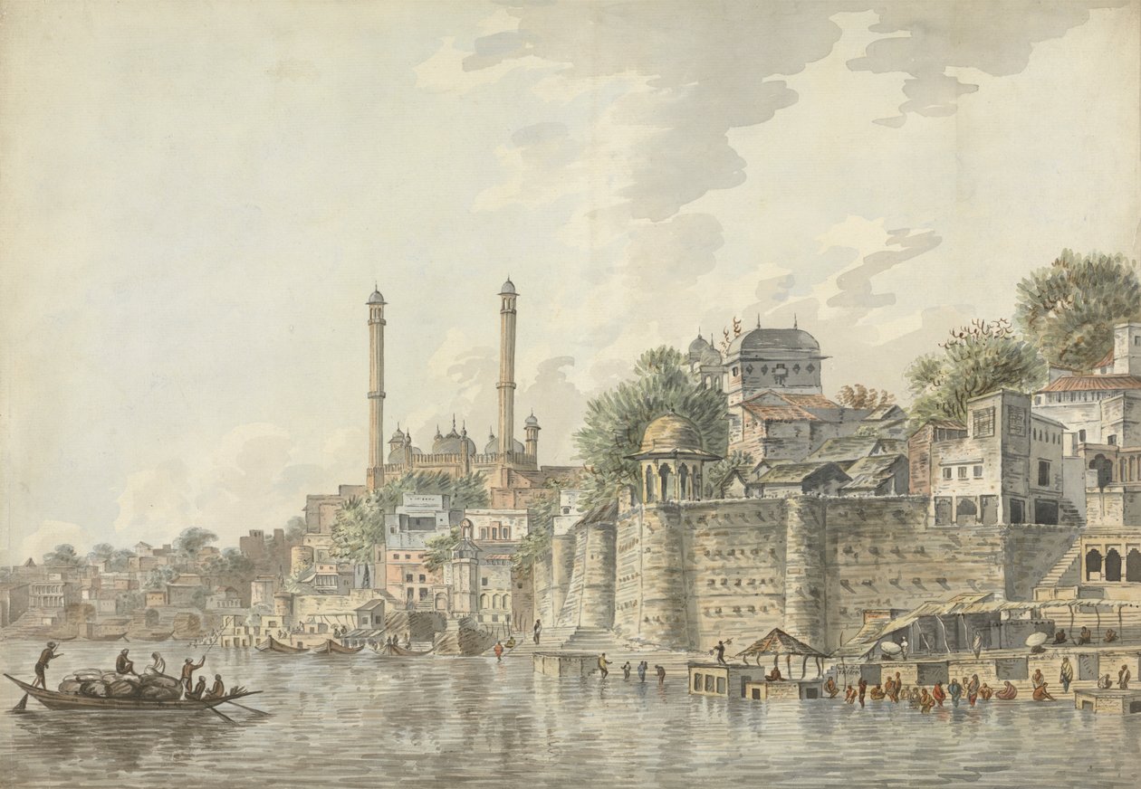 Poort van een Oud Fort, Benares door Lt. John Ritso