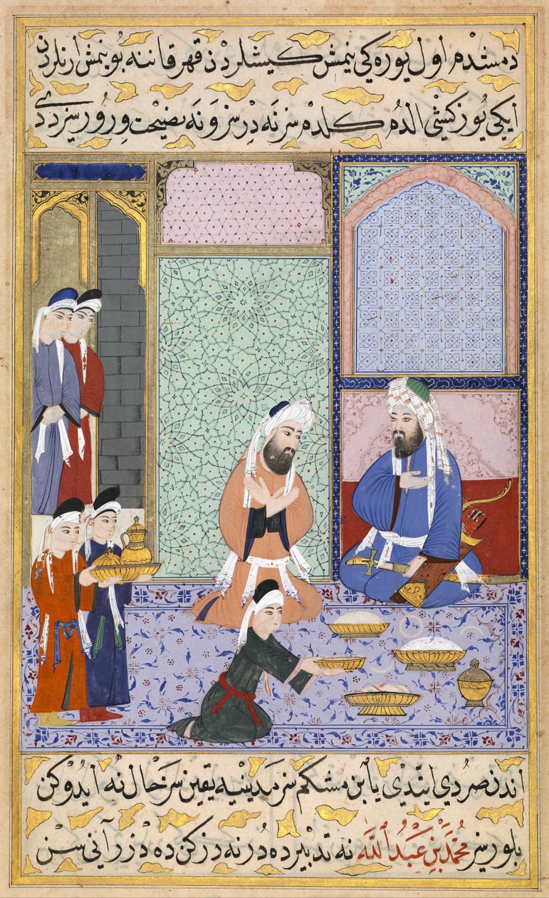 Feestscène uit Sultan Murad III
