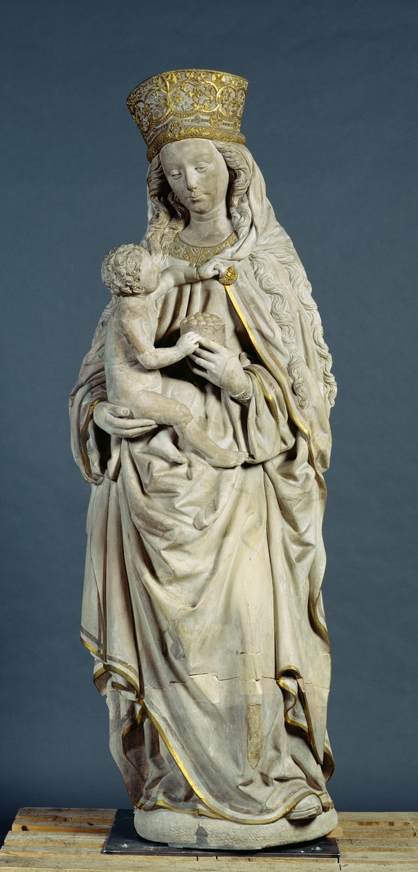 De Moeder Gods met het Kind Christus, 1470 door Lubeck or Westphalian Workshop
