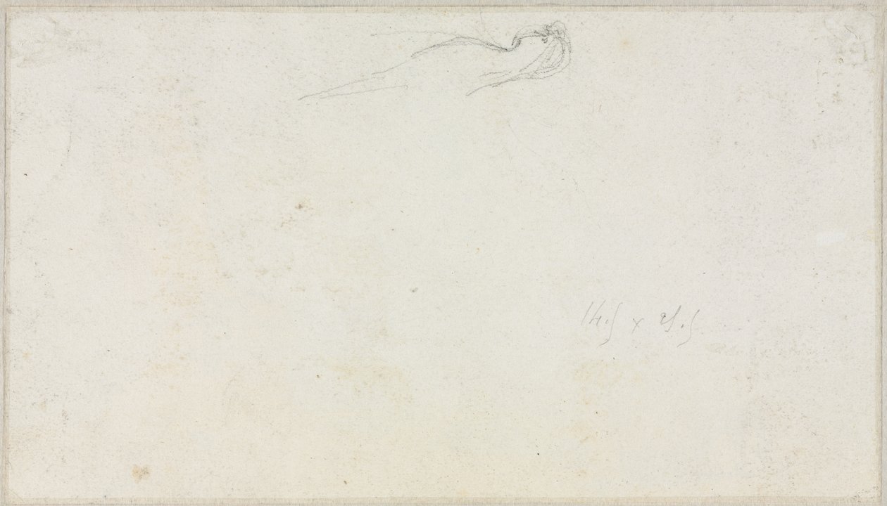Schets van een Sfinx, c. 1879-80 door Luc Olivier Merson