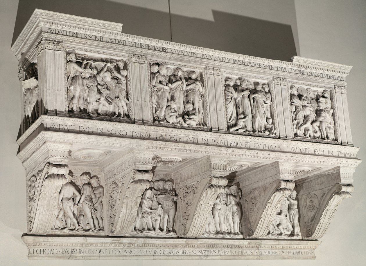 Cantoria, ca. 1431-38 door Luca Della Robbia