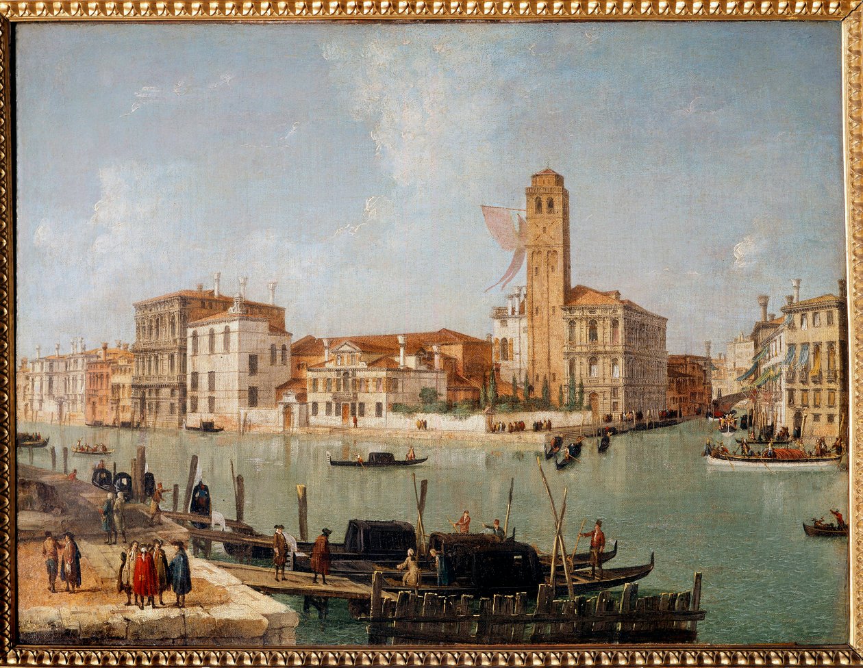 Het Grote Kanaal in Venetië door Luca Carlevaris
