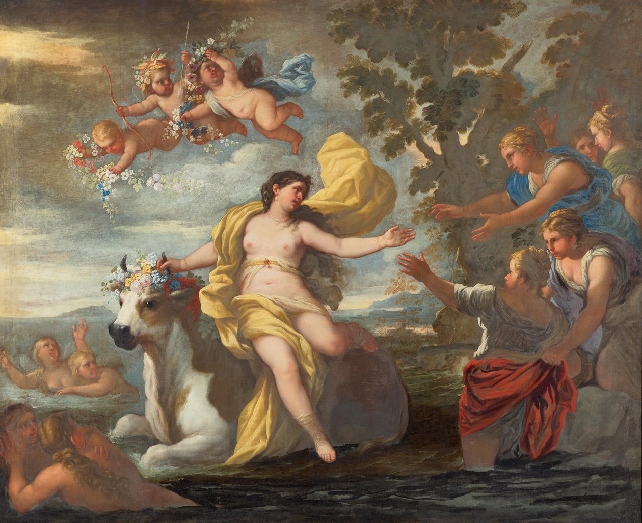 Entführung der Europa door Luca Giordano