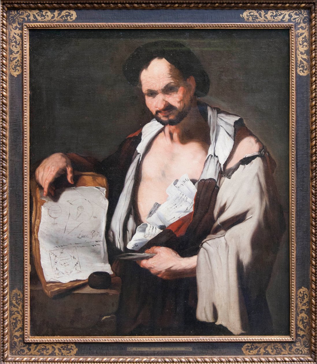 De filosoof Thales van Miletus door Luca Giordano