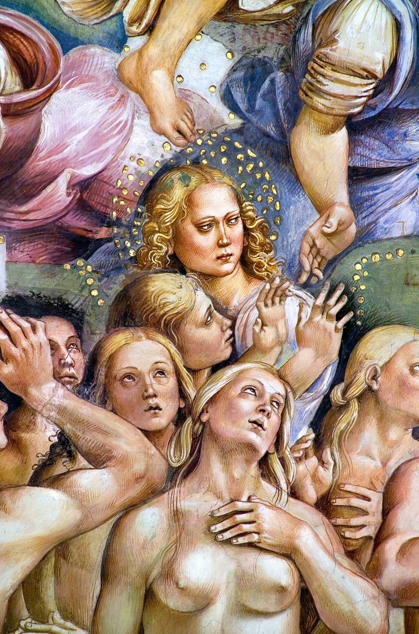 Uitverkorenen, uit Laatste Oordeel fresco cyclus door Luca Signorelli
