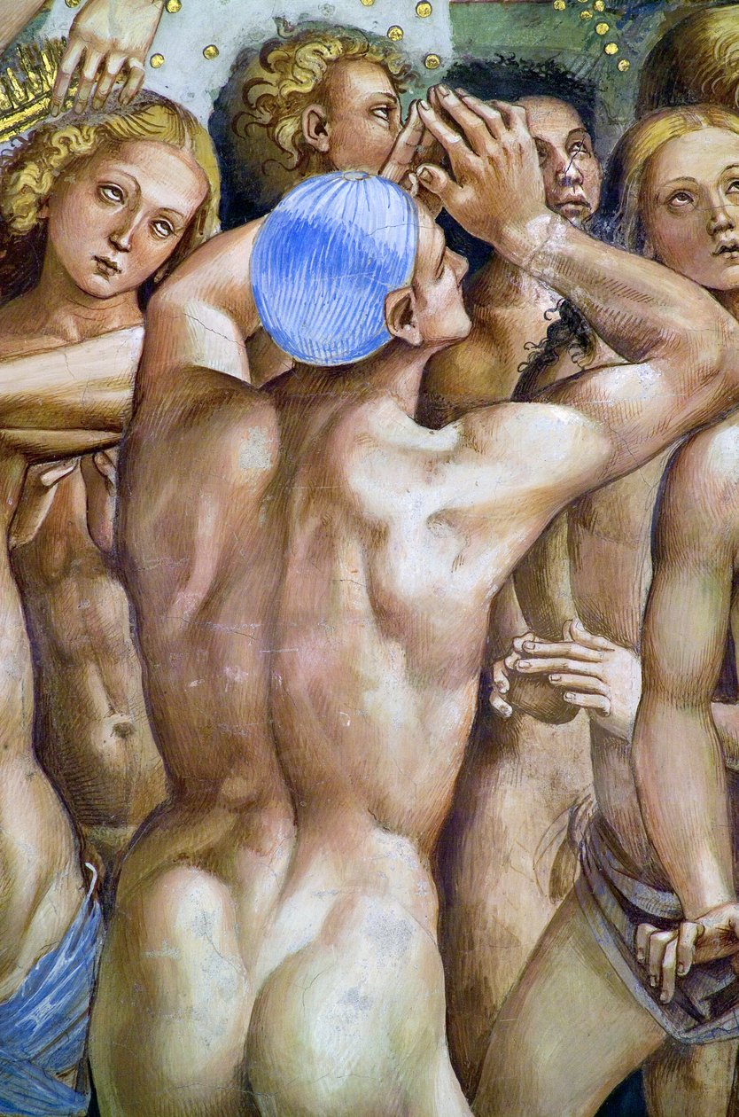 Uitverkorenen, uit Laatste Oordeel fresco cyclus door Luca Signorelli