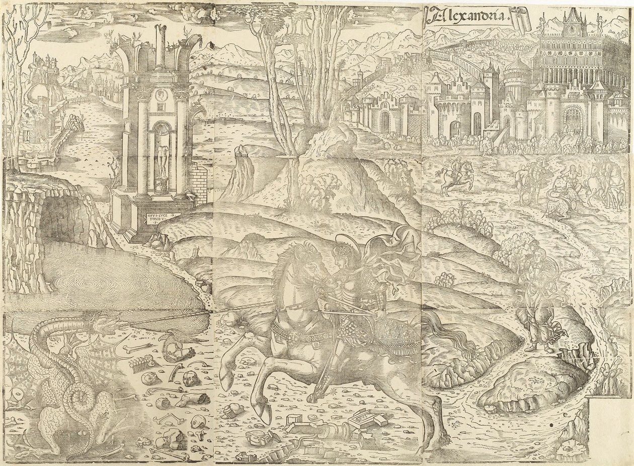 Sint Joris en de Draak door Lucantonio degli Uberti