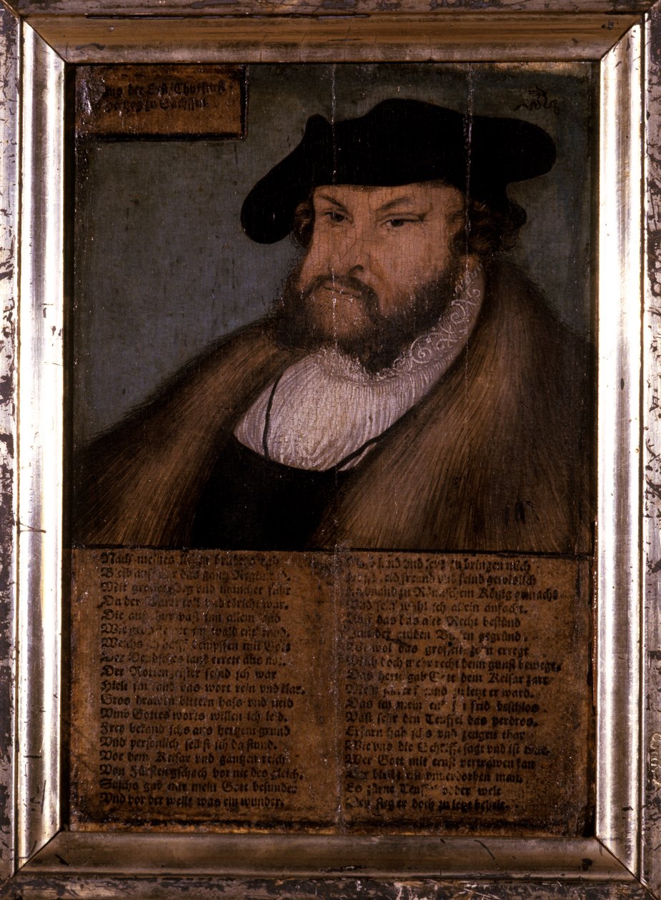 Johann de Standvastige, Keurvorst van Saksen door Lucas Cranach the Elder