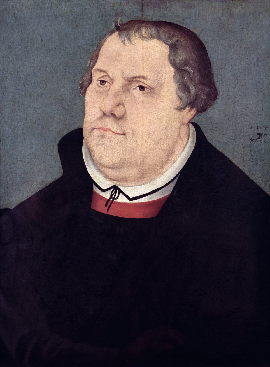 Martin Luther door Lucas Cranach the Elder