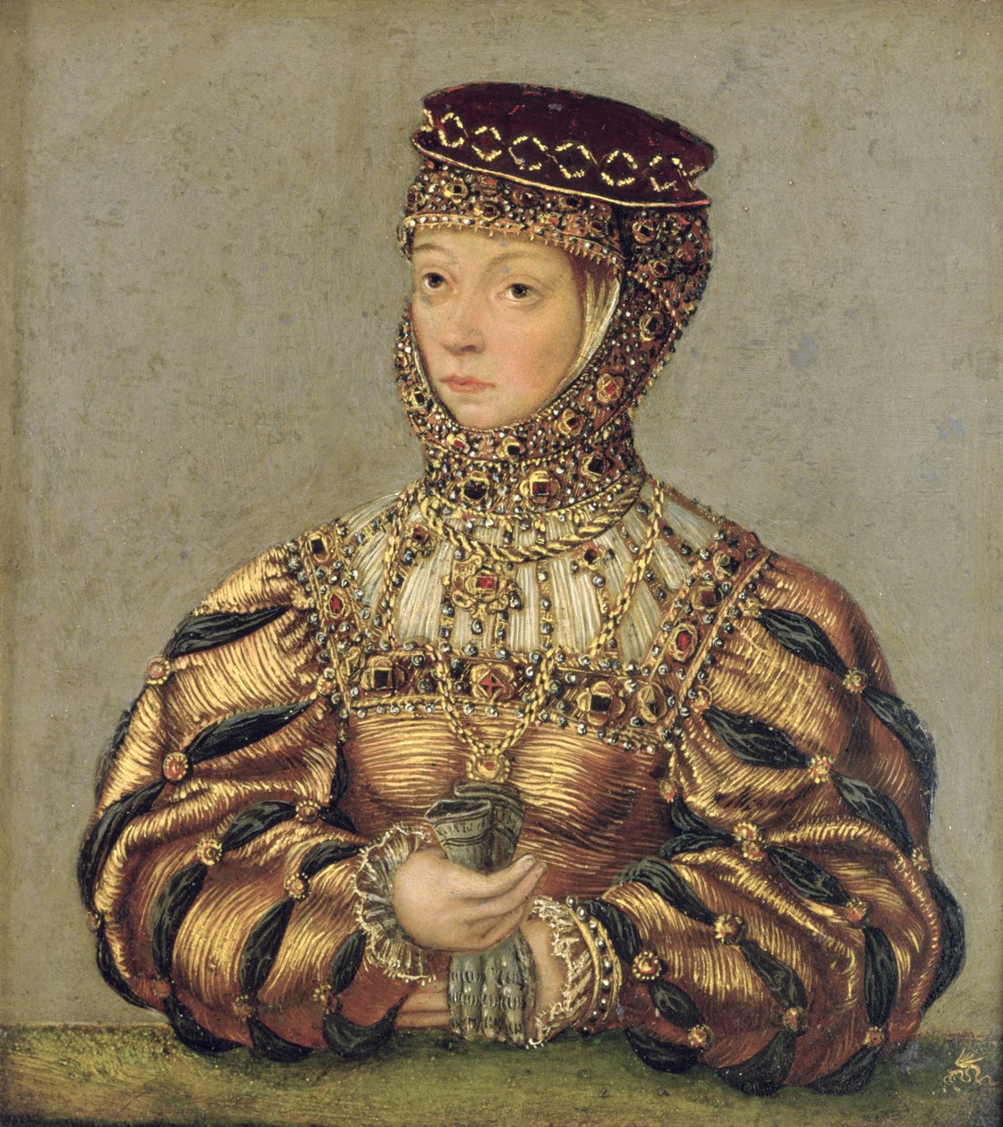 Barbara Radziwill door Lucas Cranach the Younger