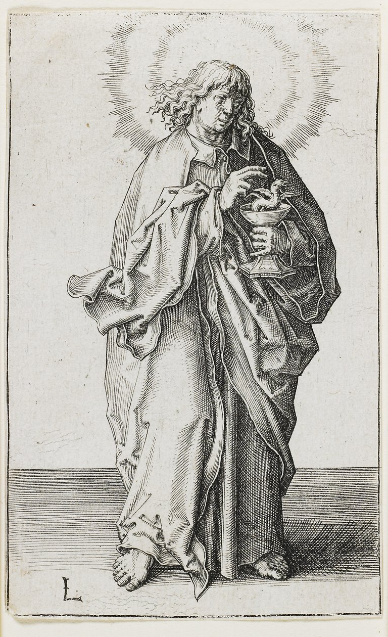 Sint Jan, 1510 door Lucas van Leyden