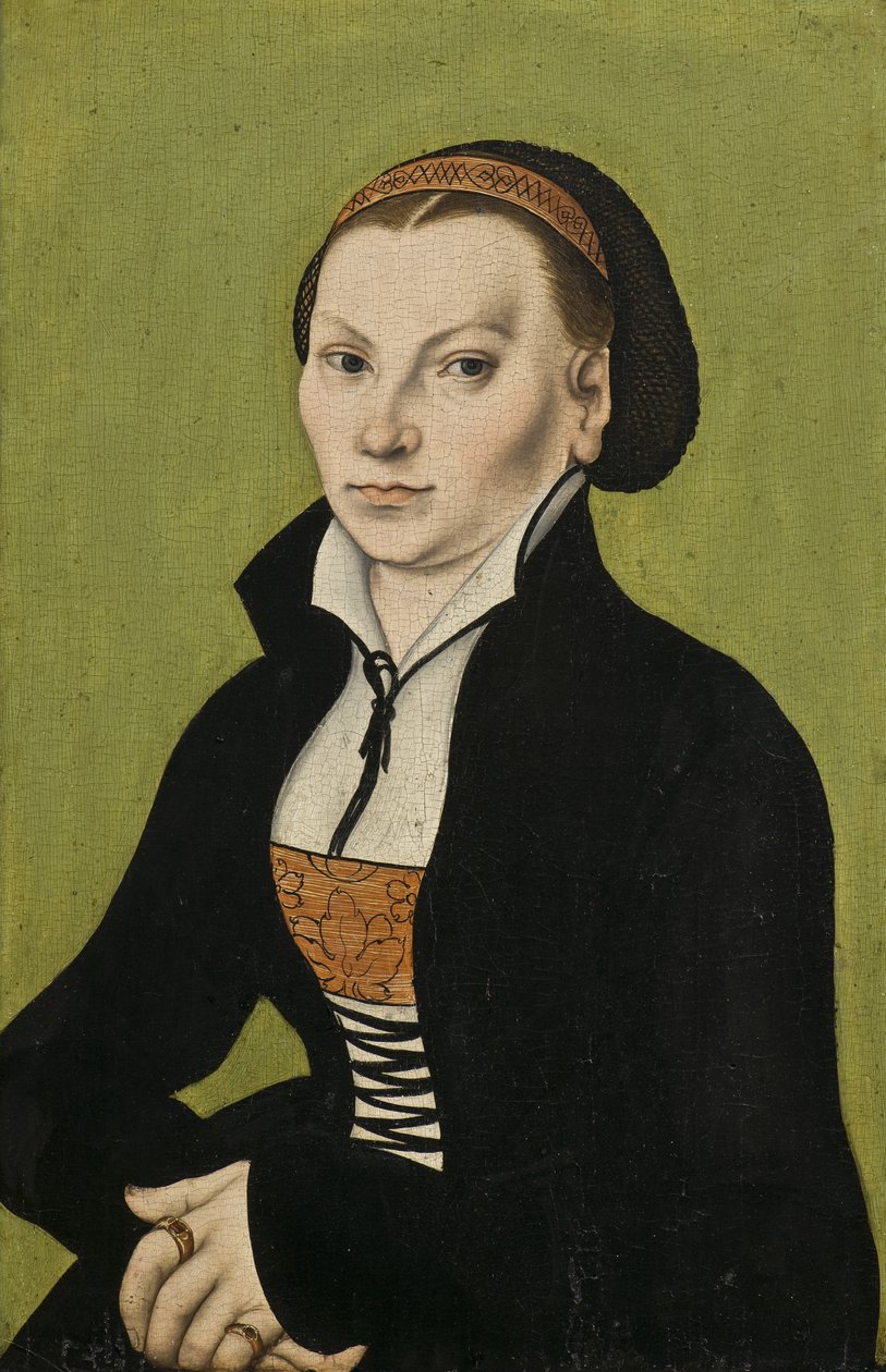 Catharina von Bora door Lucas Cranach the Elder