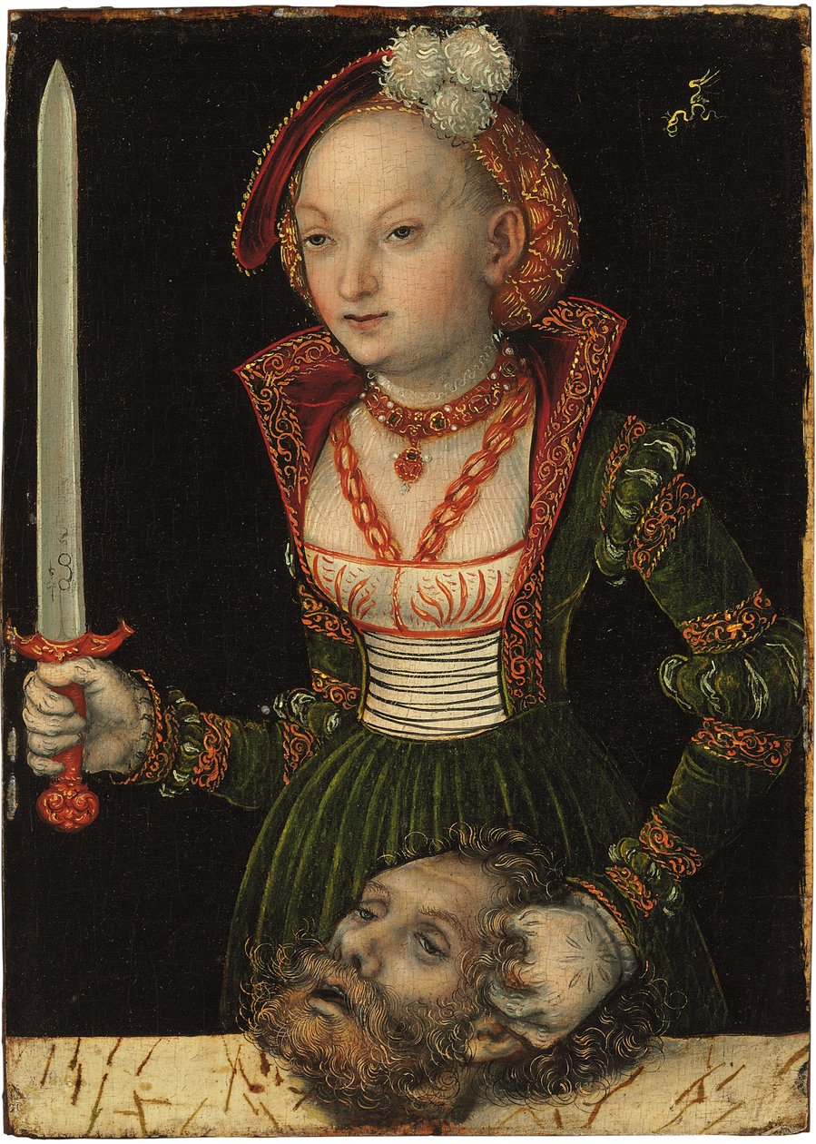 Judith en Holofernes door Lucas Cranach
