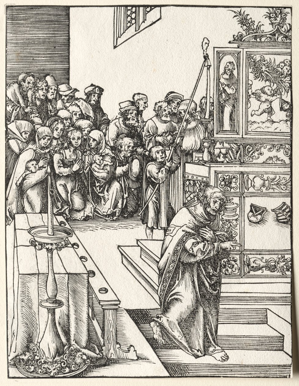 Martelaarschap van St. Johannes door Lucas Cranach