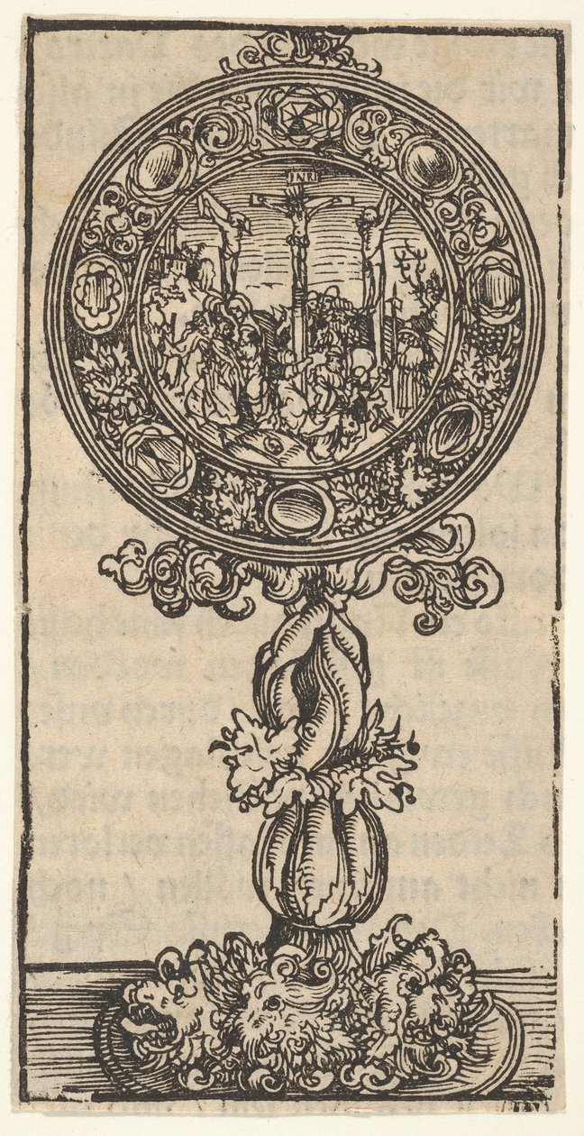Een Zilververgulde Pacifical met een Kruisiging, uit de Grote Serie van Wittenberg Reliquaries, 1509 door Lucas Cranach the Elder