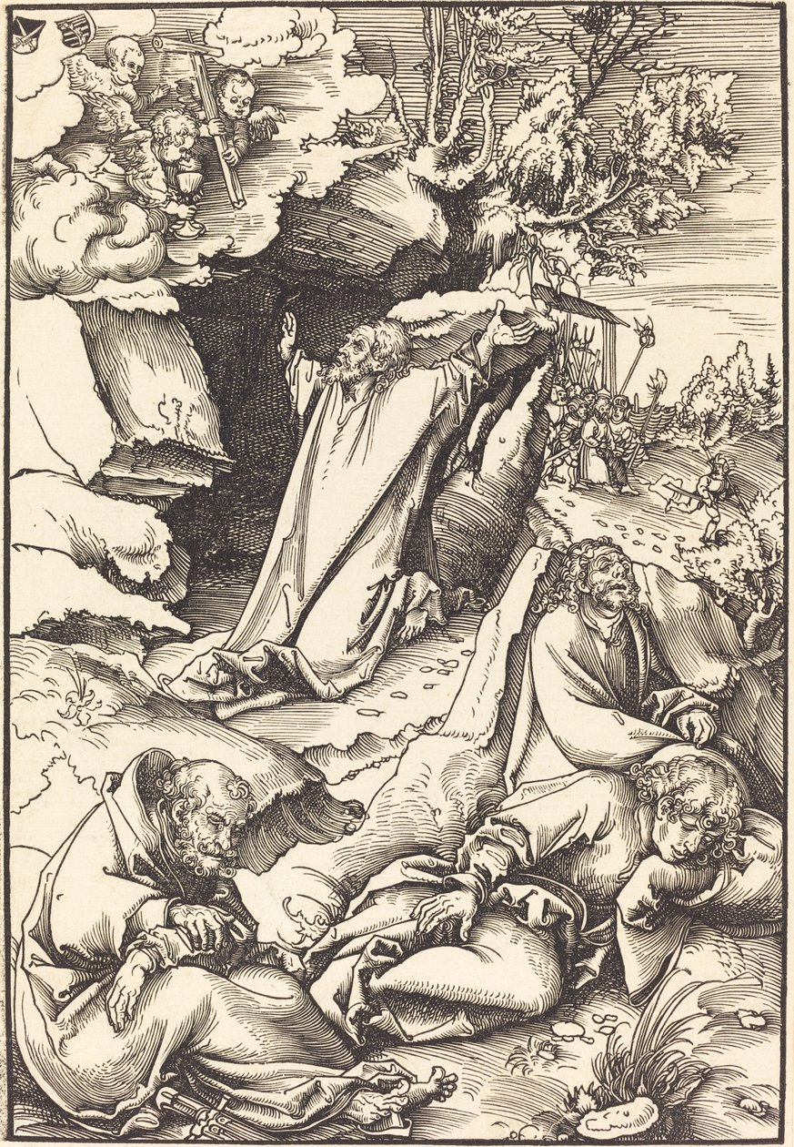 Christus op de Olijfberg door Lucas Cranach the Elder