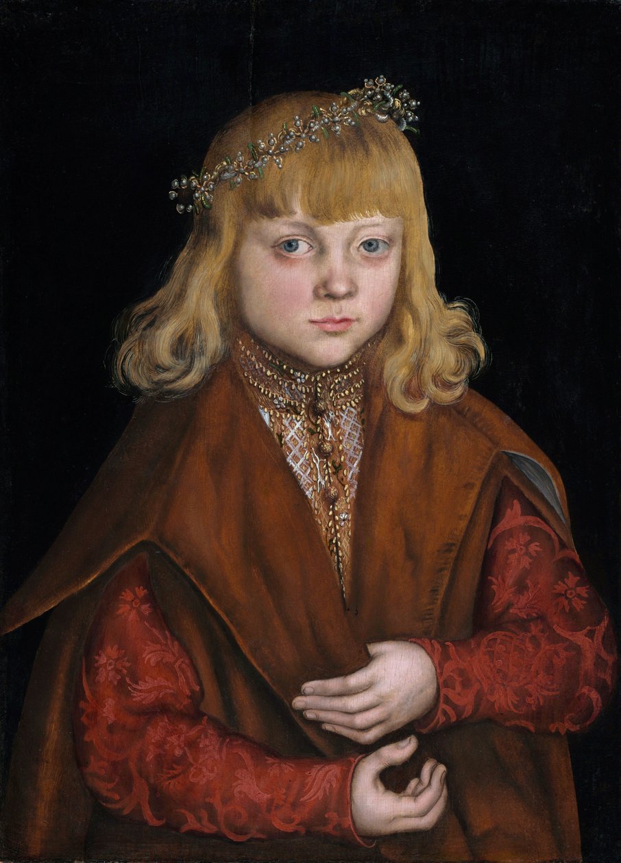 Een Saksische prins door Lucas Cranach the Elder