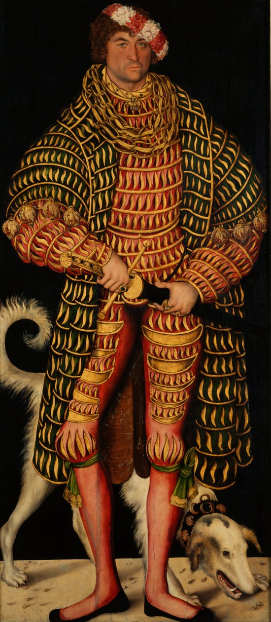 Duits: Herzog Heinrich der Fromme (1473-1541) Hertog Hendrik de Vrome door Lucas Cranach the Elder