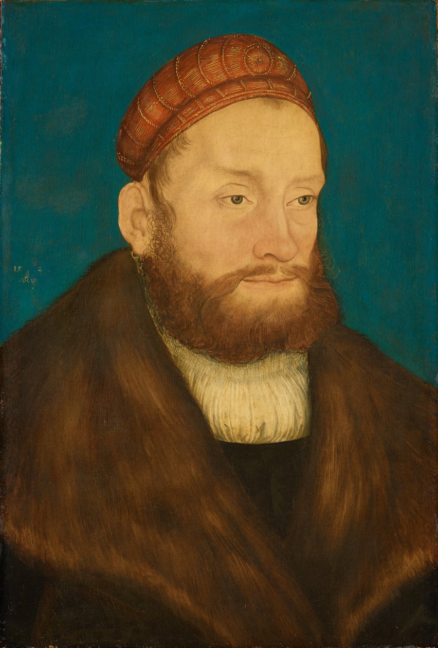 Markgraaf Kasimir van Brandenburg-Kulmbach door Lucas Cranach the Elder