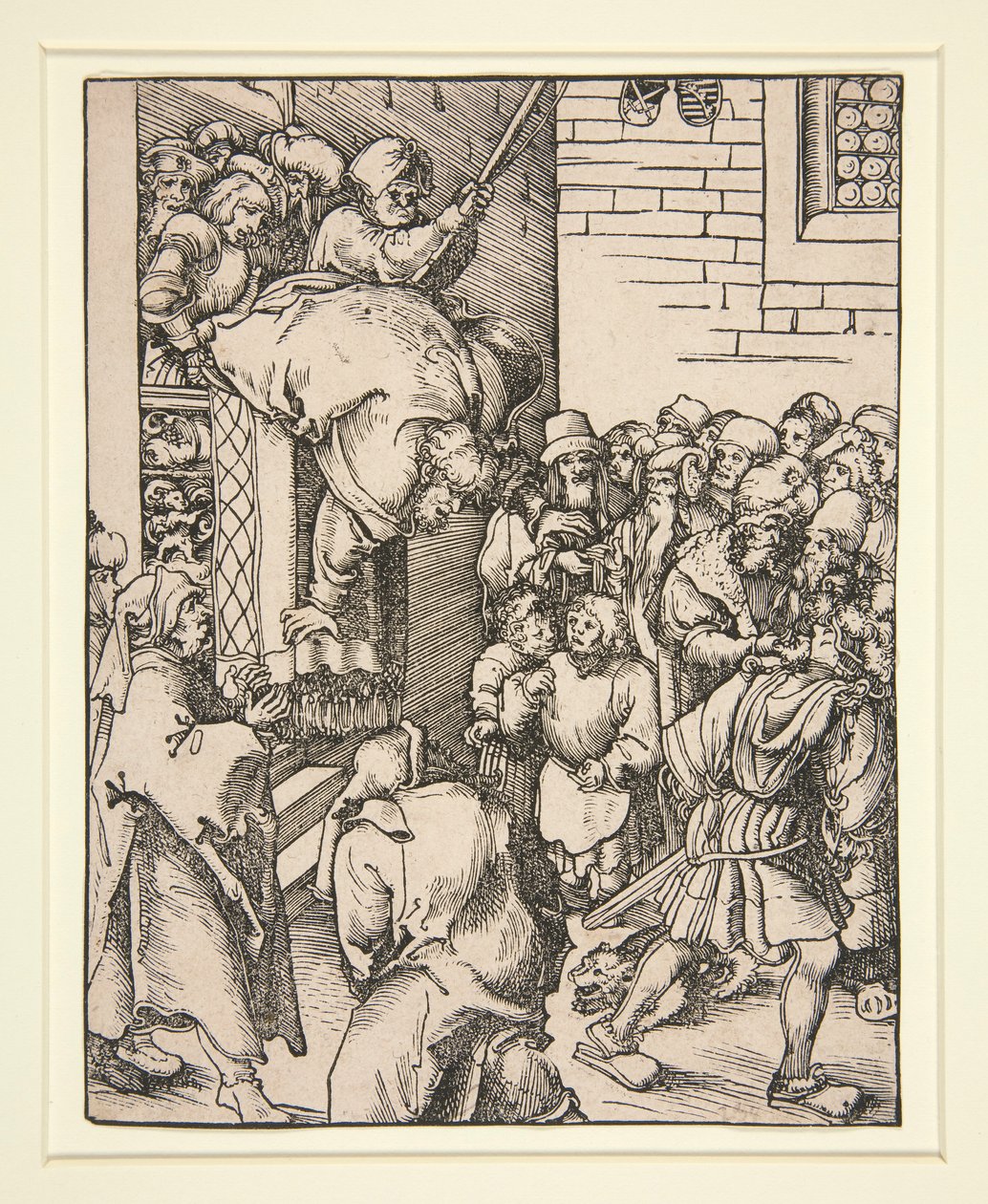 Martelaarschap van Sint Jacobus Minor door Lucas Cranach the Elder