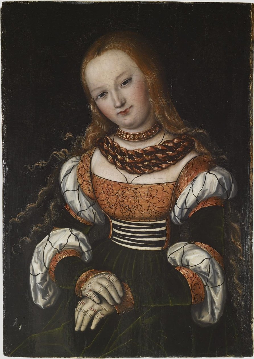 Maria Magdalena () door Lucas Cranach the Elder