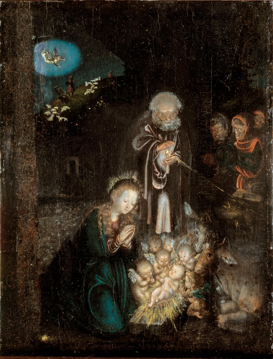 Geboorte door Lucas Cranach the Elder