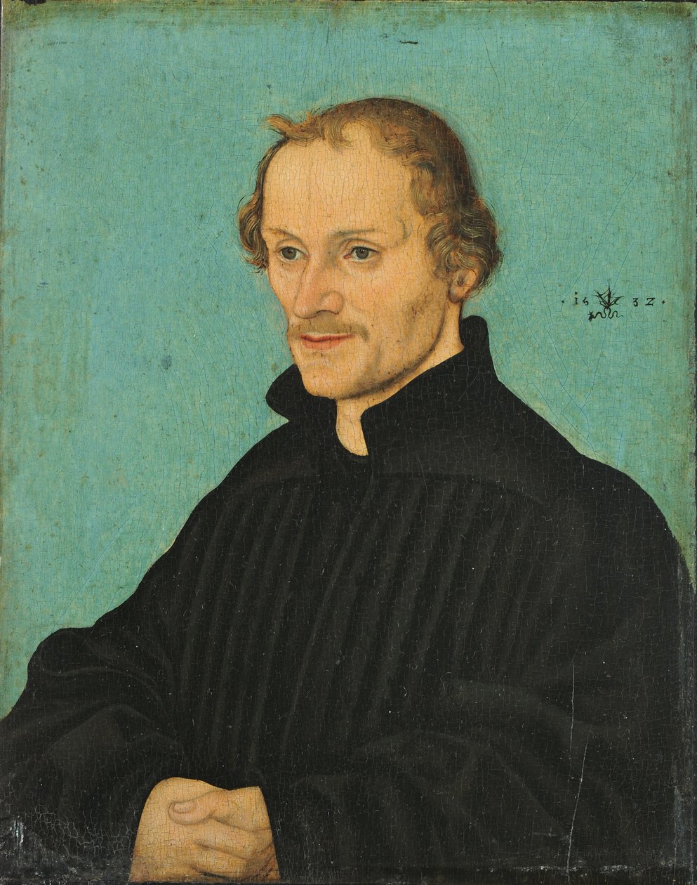 Philip Melanchthon door Lucas Cranach the Elder