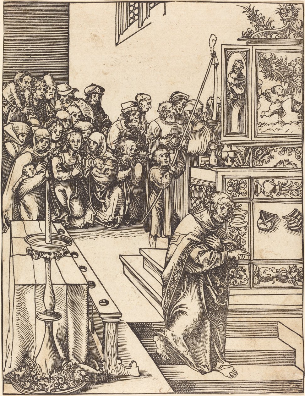 Sint Johannes de Evangelist door Lucas Cranach the Elder