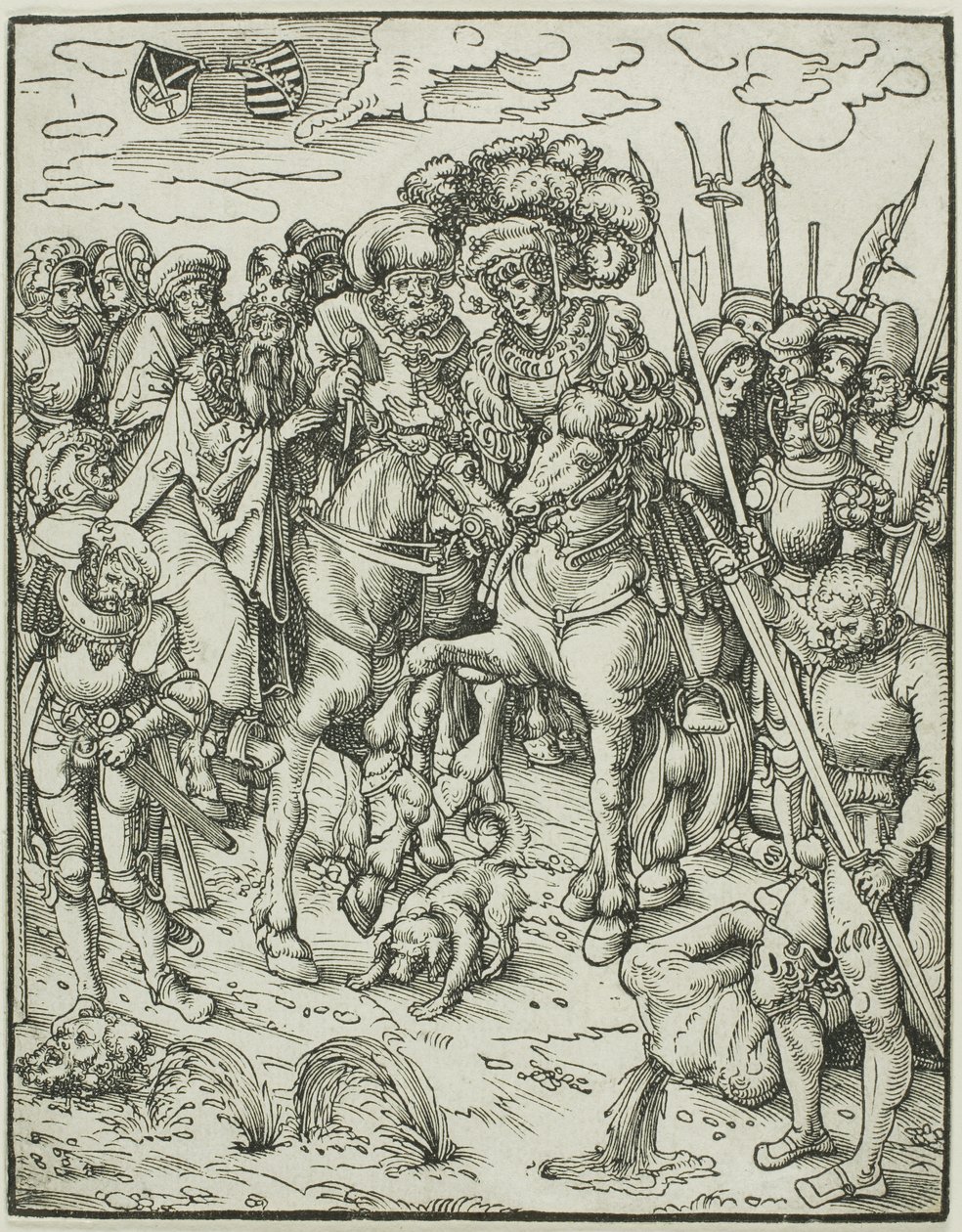 Sint Paulus, uit Het martelaarschap van de apostelen door Lucas Cranach the Elder