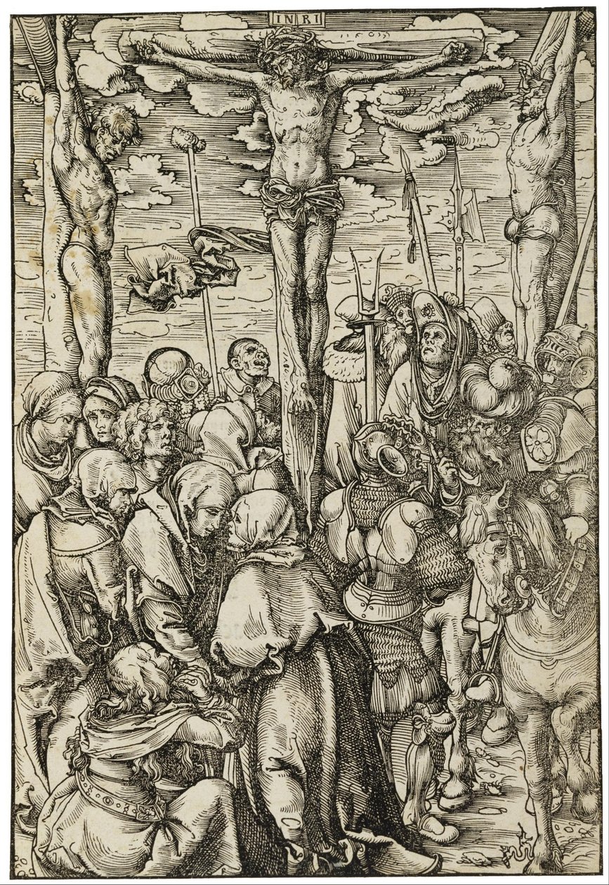 De kruisiging door Lucas Cranach the Elder