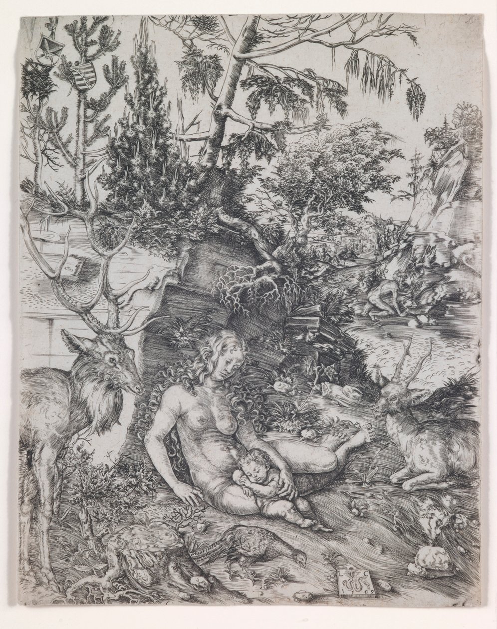 De boetedoening van Sint Johannes Chrysostomus door Lucas Cranach the Elder