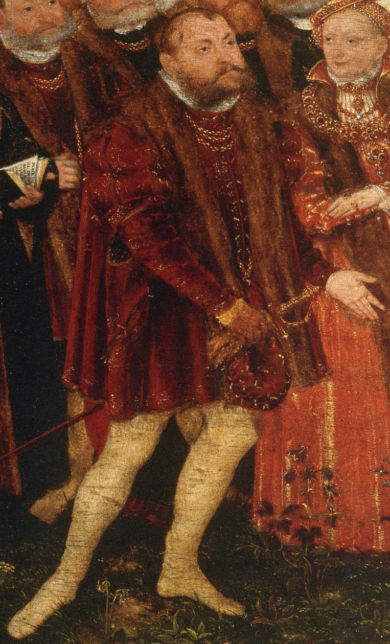 De doop van Christus
















 detail door Lucas Cranach the Younger