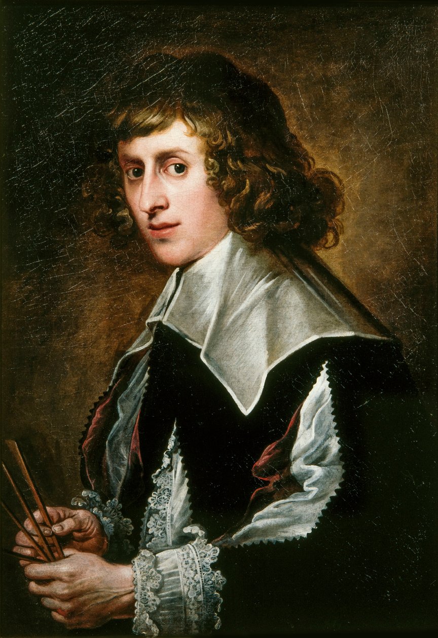 Portret van Lucas Faydherbe 1617-1697, ca. 1650 door Lucas Franchoys the Younger