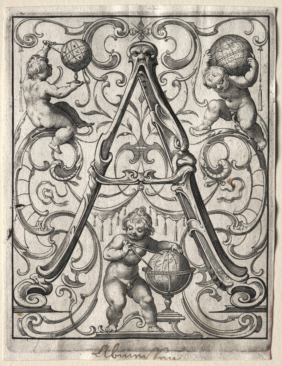 Nieuw ABC-boekje: A, 1627 door Lucas Kilian
