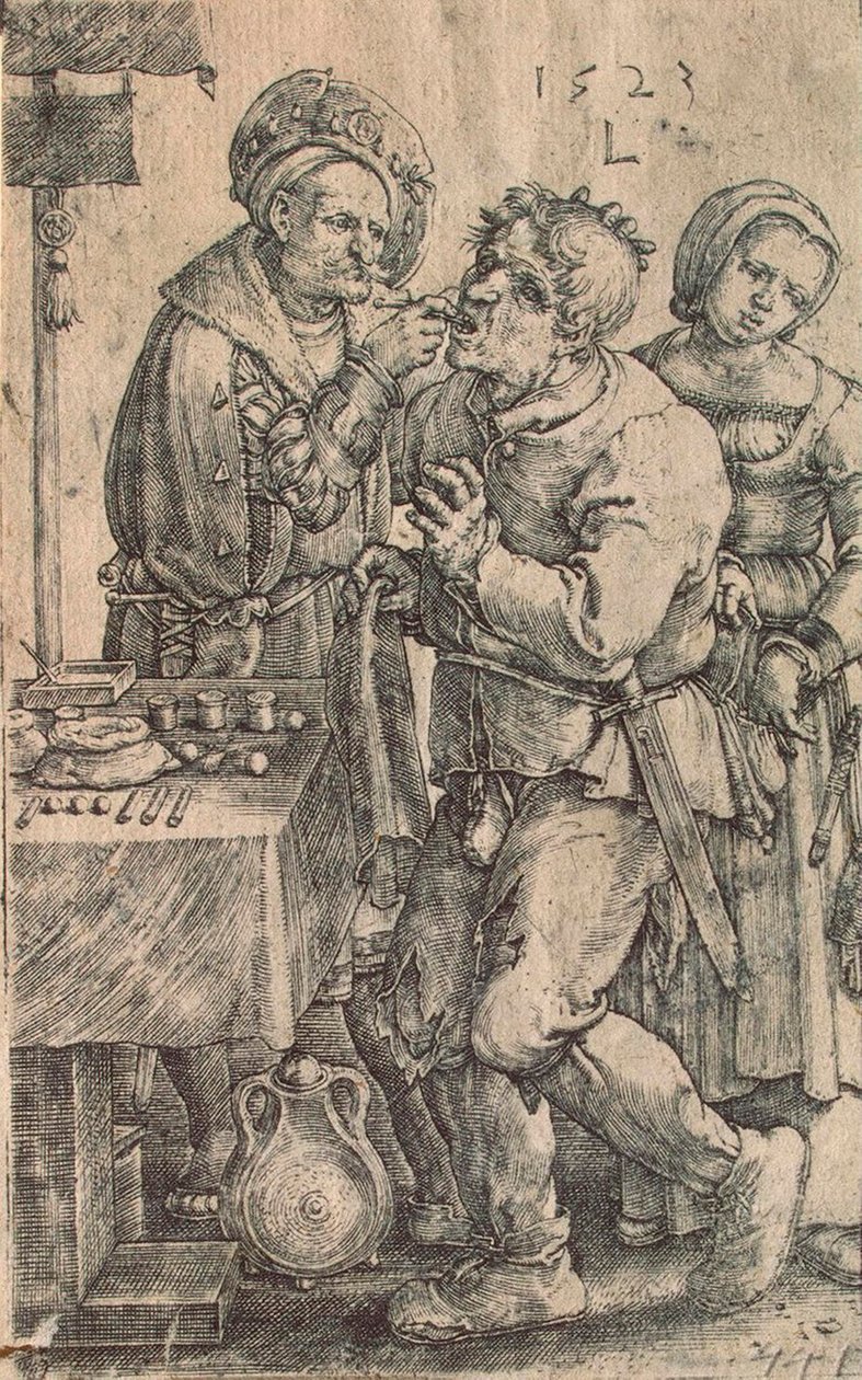 Tandarts door Lucas Leyden van