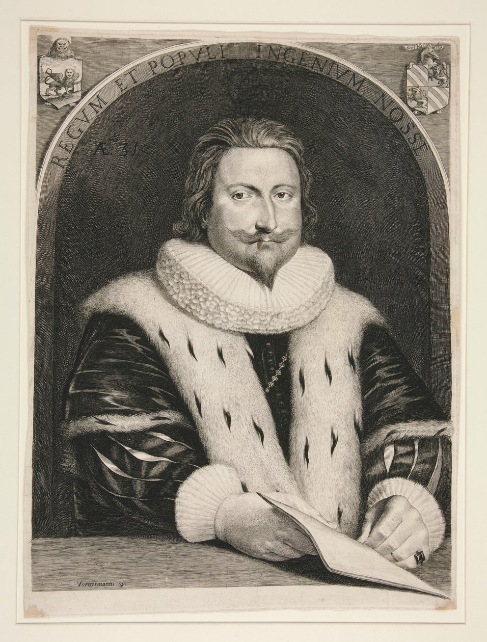 Alvise Contarini/Aloysius Contareno op 31-jarige leeftijd door Lucas Vorsterman the Elder