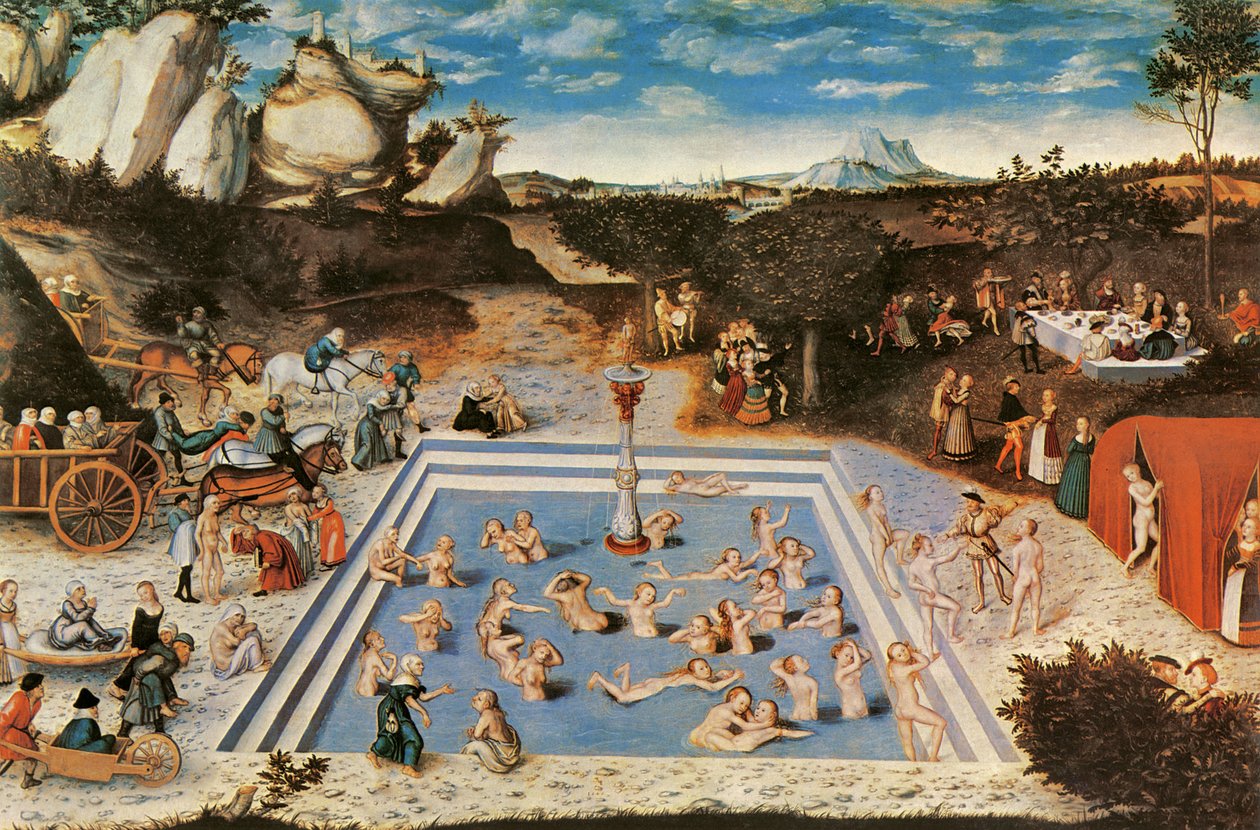 Fontein van de jeugd door Lucas the Elder Cranach