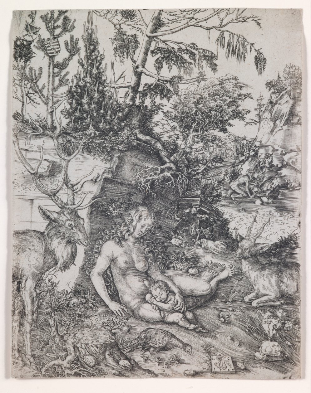 De boete van Johannes Chrysostom door Lucas the Elder Cranach