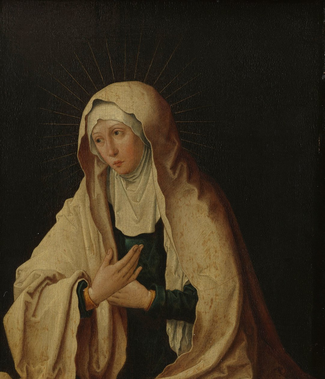 Maagd Maria door Lucas van Leyden (copy after)